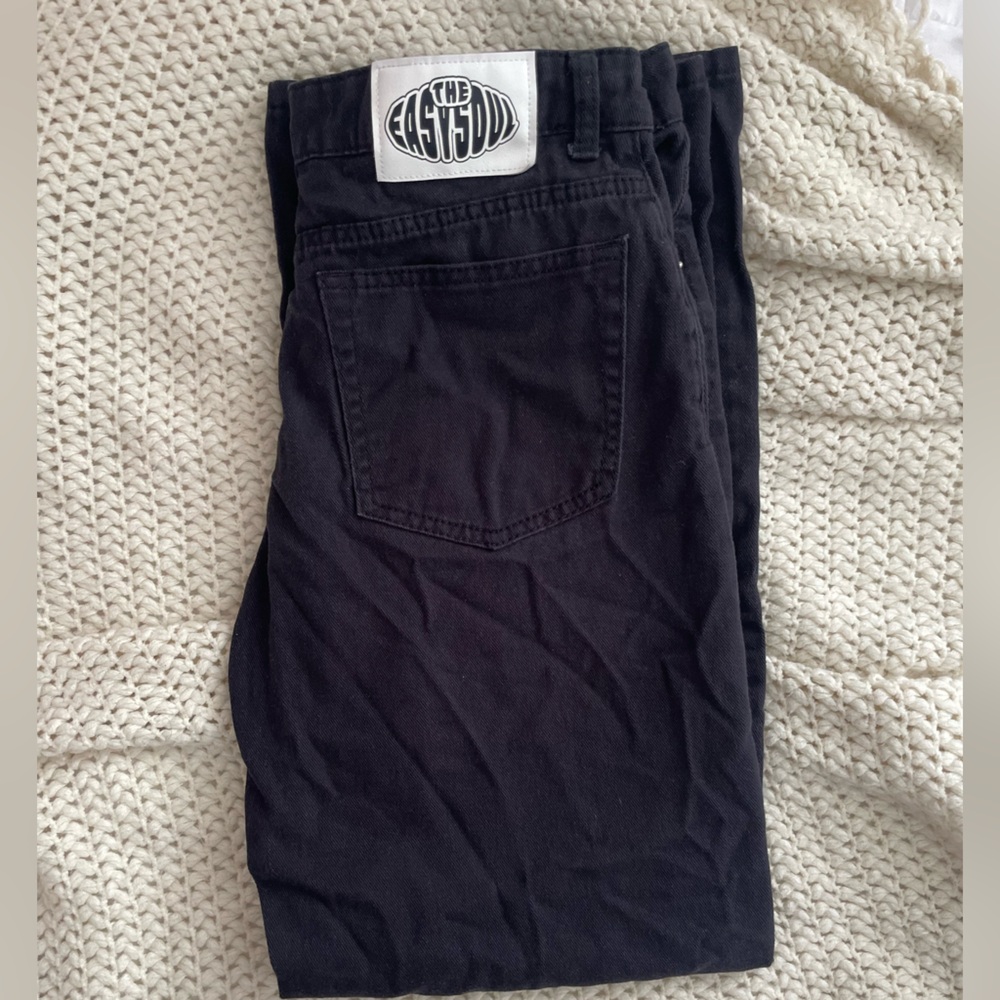 Black wide pants